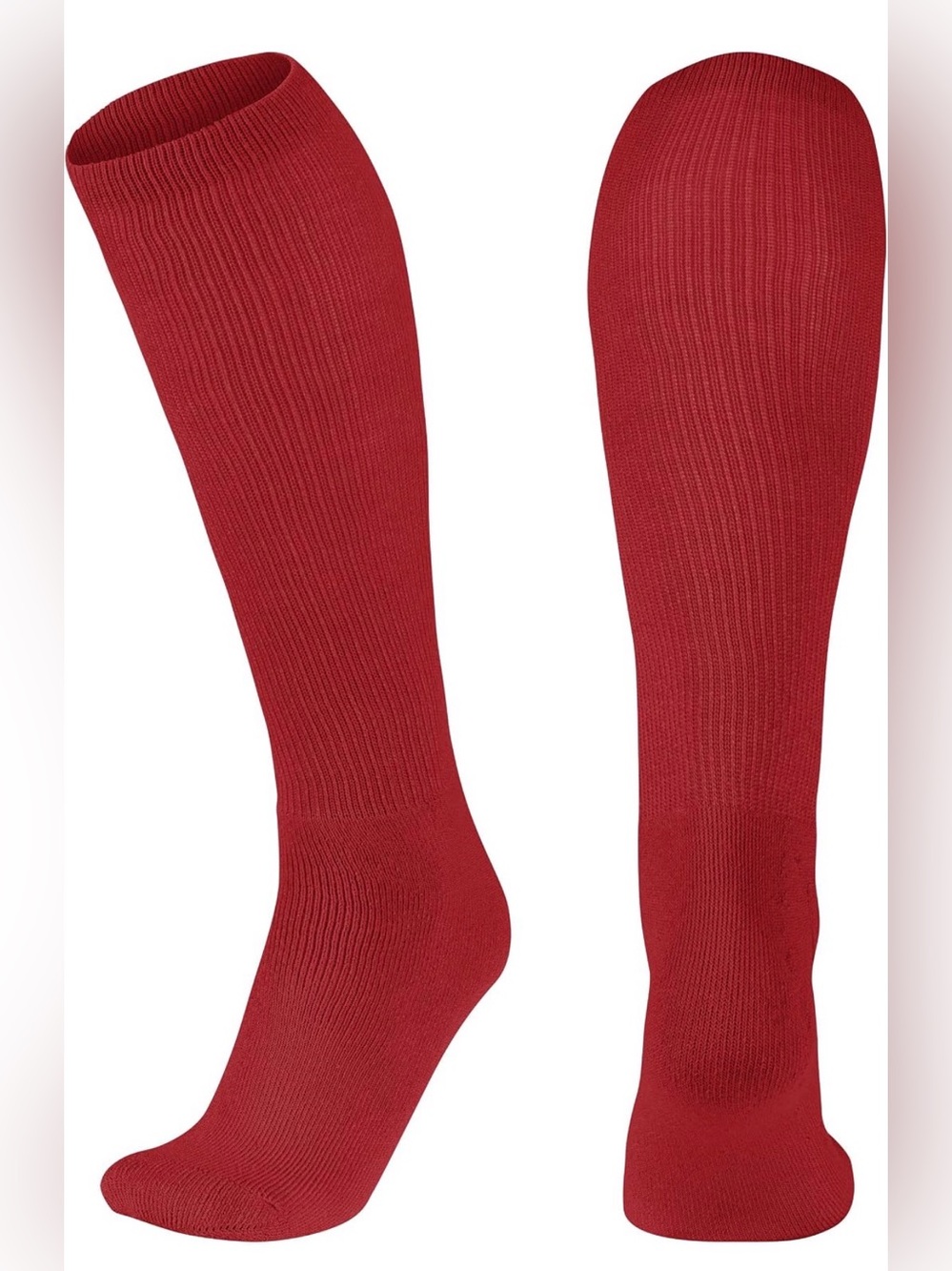CHAMPRO Multi-Sport Athletic Compression Socks for any Sport, Scarlet red SM UNS
